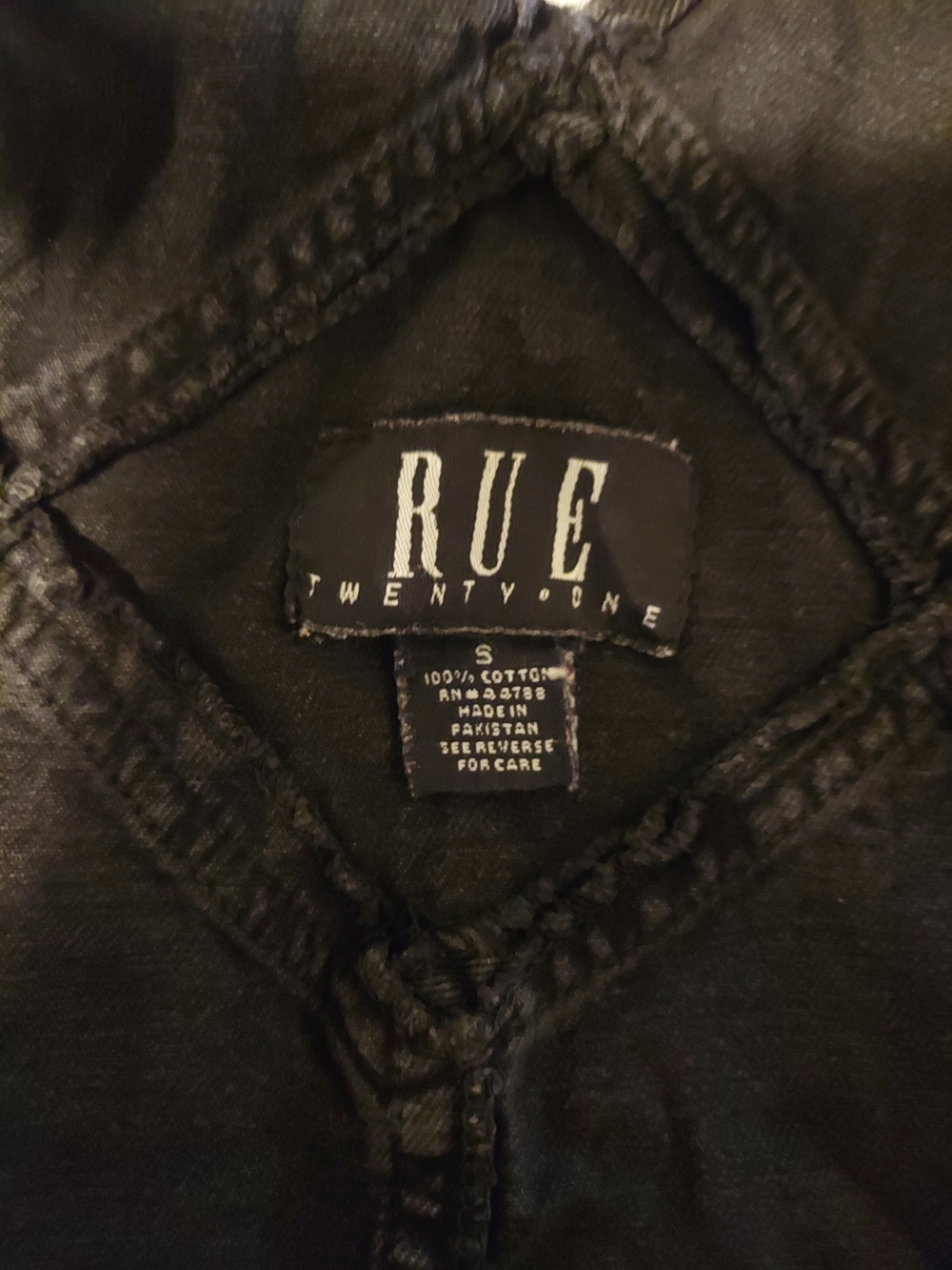 RUE Twenty One Black Overalls - Classic Solid Black